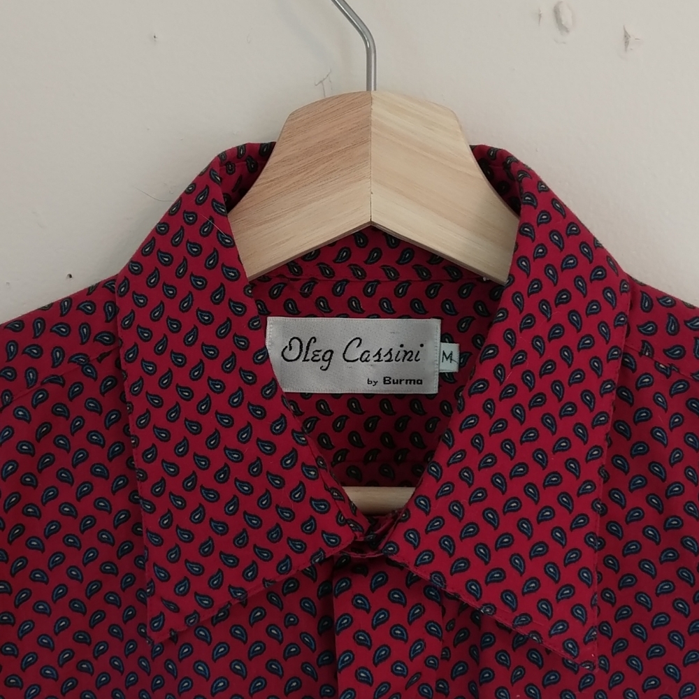 Vintage Mens Button-down Shirt